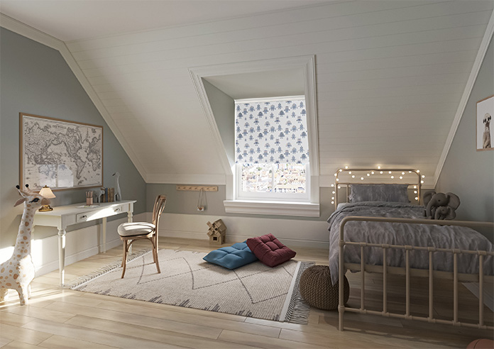 Robo Town, Cyborg Grey - Roller Blind - Image 7